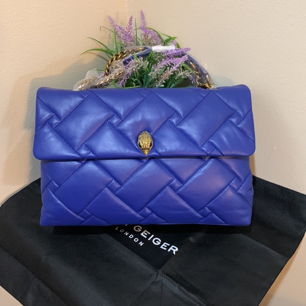 Kurt Geiger London Extra Large Kensington Quilted Leather Handbag - Picture 4 of 17